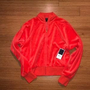 NWT JUICY black labelVelour Palisades Jacket SMALL